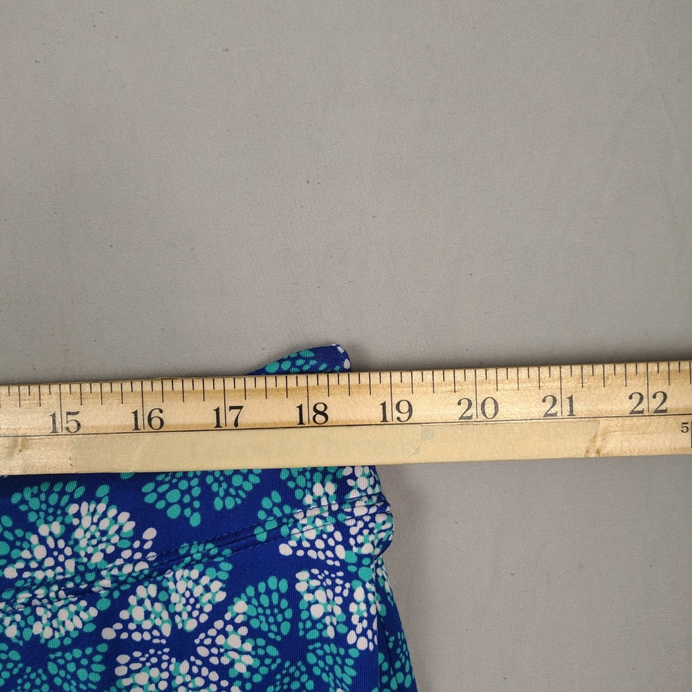 Tranquility Skort Womens XXL Blue Floral Mosaic Activewear Polyester Spandex - Picture 5 of 7